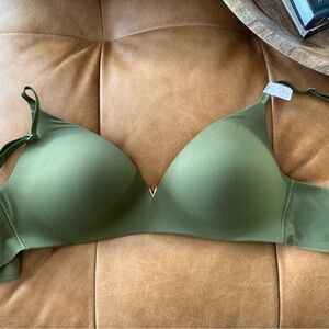 Victoria's Secret Sage Green Wireless Bra